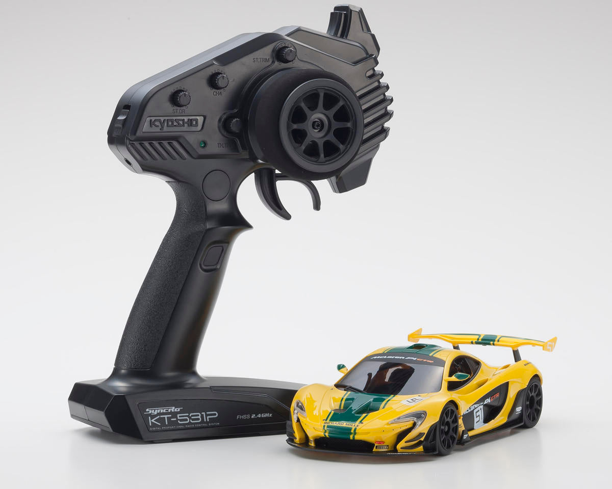 Kyosho - MINI-Z RWD MR-04 readyset McLaren P1 GTR Yellow/Green