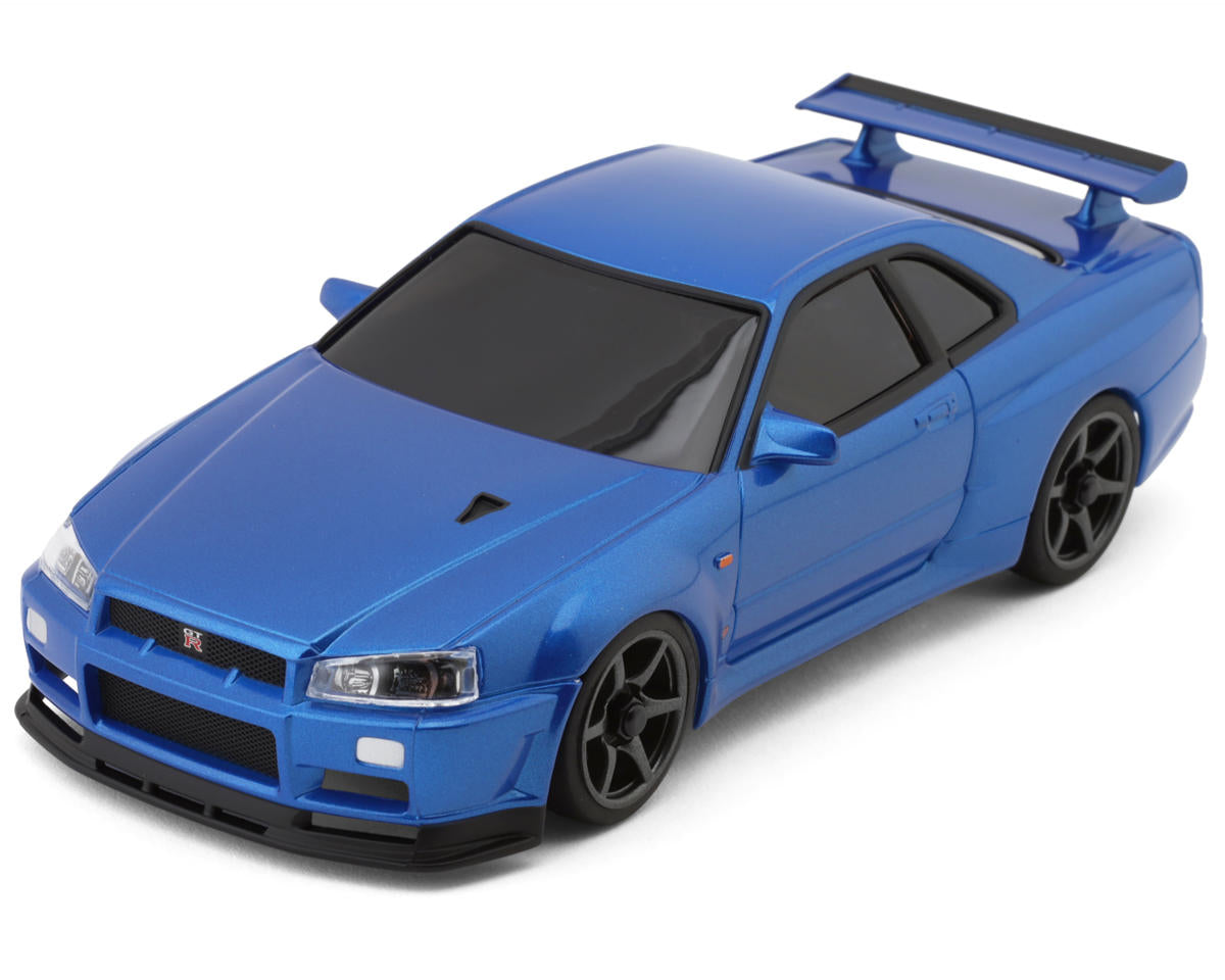 Kyosho - MINI-Z AWD NISSAN SKYLINE GT-R R34 V.specⅡNur Metallic Blue