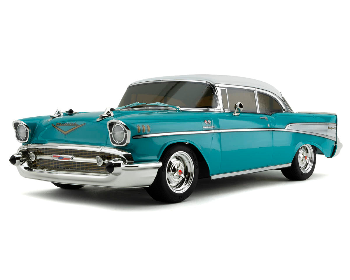 Kyosho - 1:10 Scale Radio Controlled Electric Powered 4WD FAZER Mk2 FZ02L Series readyset 1957 Chevy® Bel Air Coupe Tropical Turquoise