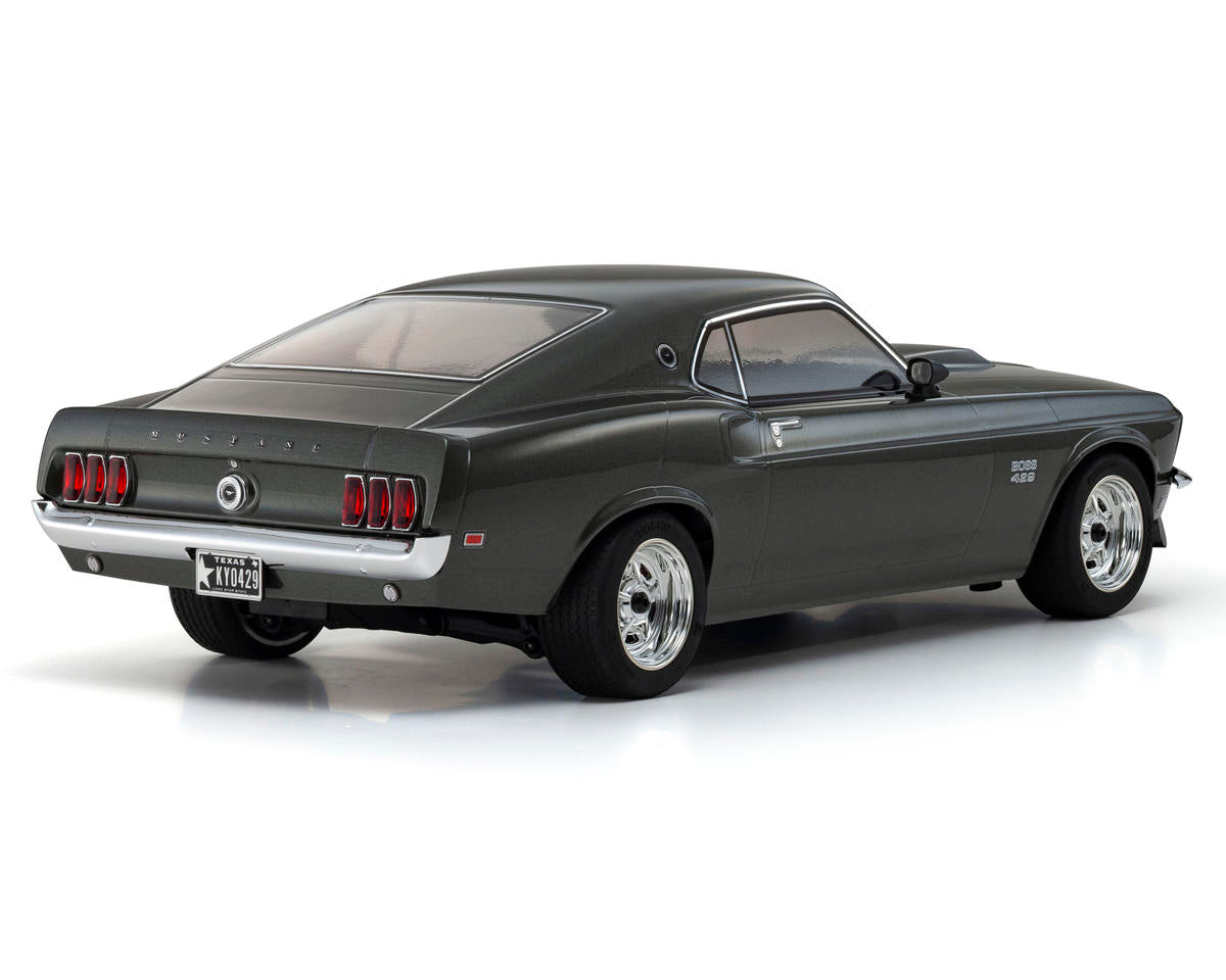 Kyosho - FAZER Mk2 1969 Ford Mustang Boss 429 Electric 4WD 1/10 RTR Touring Car (Black Jade) w/Syncro KT-231P 2.4GHz Radio