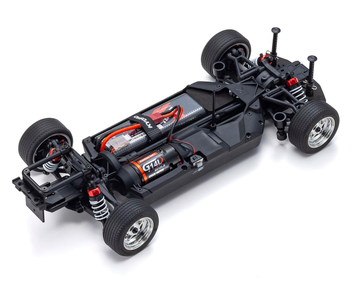 Kyosho - FAZER Mk2 1969 Ford Mustang Boss 429 Electric 4WD 1/10 RTR Touring Car (Black Jade) w/Syncro KT-231P 2.4GHz Radio