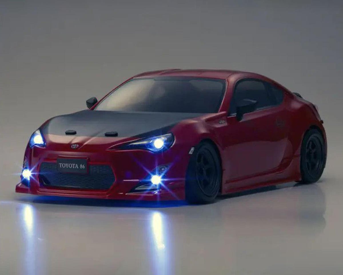 Kyosho - 1:10 Scale Radio Controlled Electric Powered 2WD FAZER D2 FZD2 Series readyset TOYOTA 86 GT Tuned Ver. Lightning Red