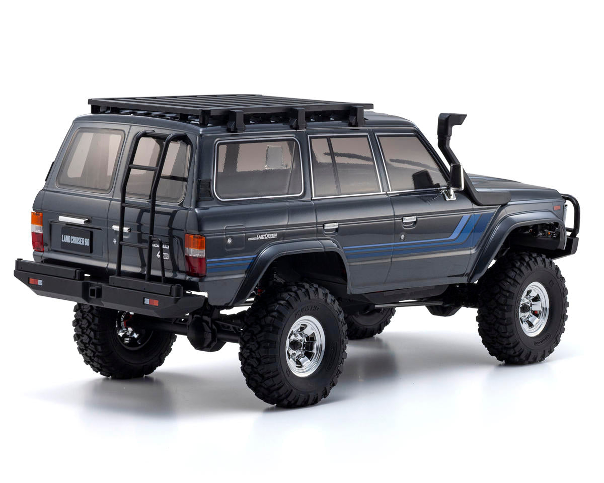 Kyosho - KC10 Toyota Land Cruiser 60 1/10 4WD ReadySet Brushed Rock Crawler (Grey) w/Syncro KT-231P+ 2.4GHz Radio