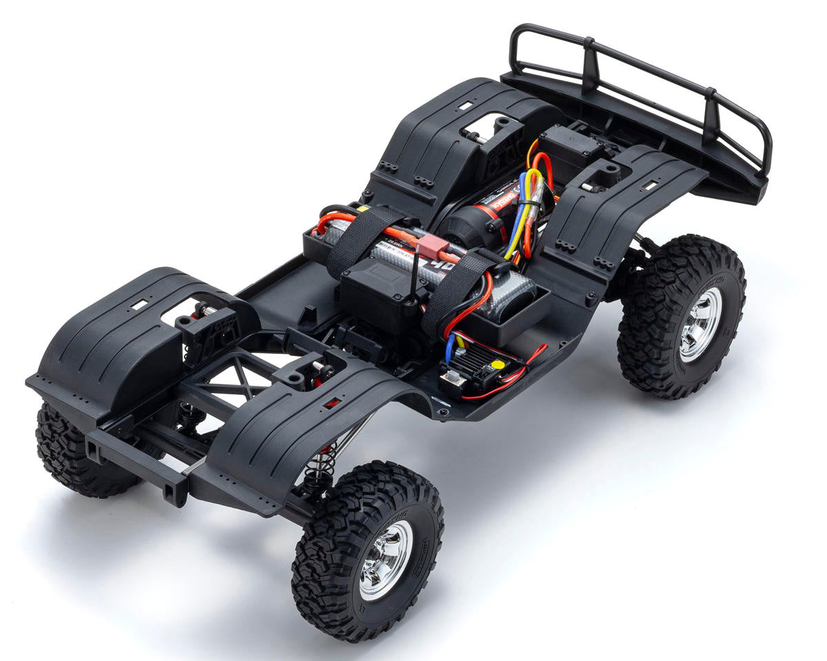 Kyosho - KC10 Toyota Land Cruiser 60 1/10 4WD ReadySet Brushed Rock Crawler (Grey) w/Syncro KT-231P+ 2.4GHz Radio
