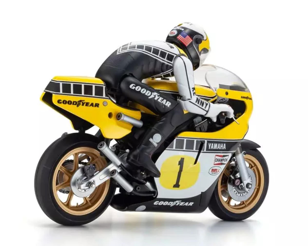 Kyosho - 1:8 Scale Radio Controlled Electric Powered Motorcycles Hanging On Racer Series YAMAHA YZR500 1978 KIT