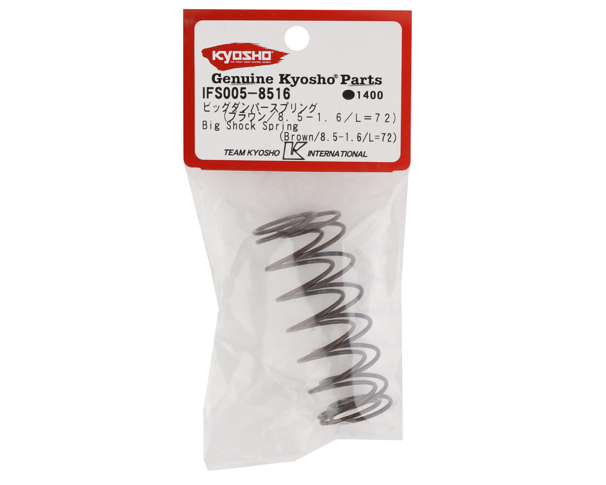Kyosho - Big Shock Spring (Brown / 8.5-1.6 / L=72)