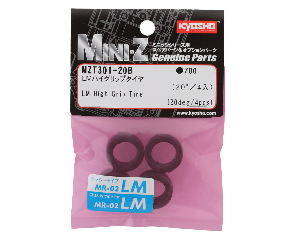 Kyosho - LM High Grip Tire (20ﾟ/4pcs)