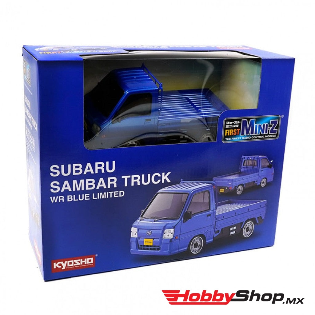 Kyosho - First Mini-Z Subaru Sambar Kei Truck Blue En Existencia