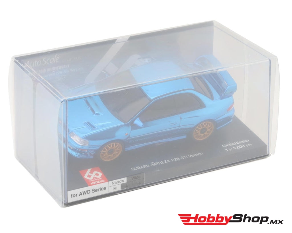 Kyosho - Mini-Z Asc Ma020 Subaru Impreza 22B-Sti Version Chrome Blue 60Th Anniversary En Existencia