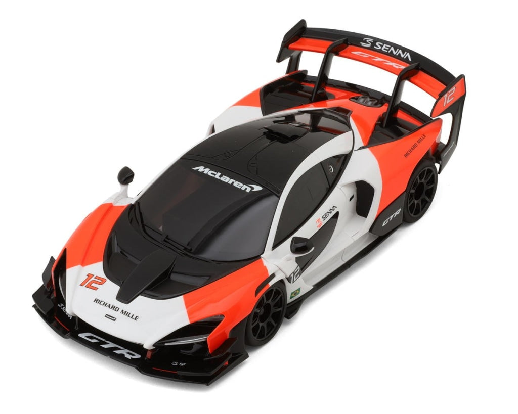 Kyosho - Mini-Z Asc Mr-03W-Mm Mclaren Senna Gtr White / Red Body En Existencia