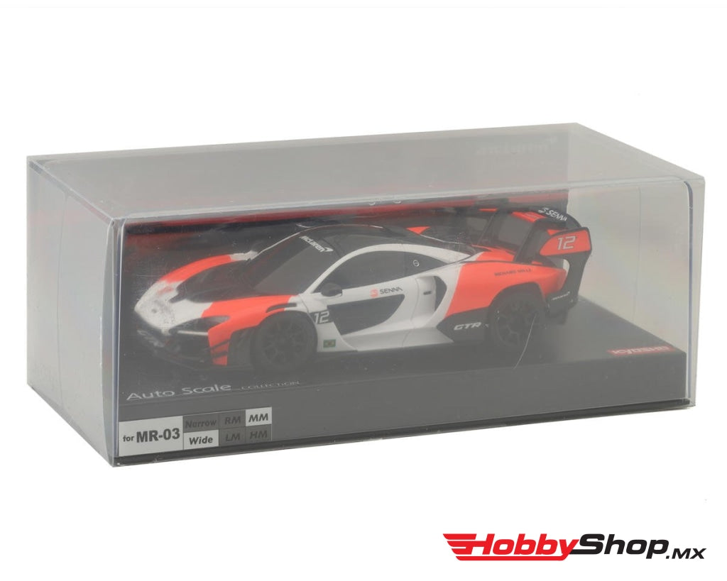 Kyosho - Mini-Z Asc Mr-03W-Mm Mclaren Senna Gtr White / Red Body En Existencia
