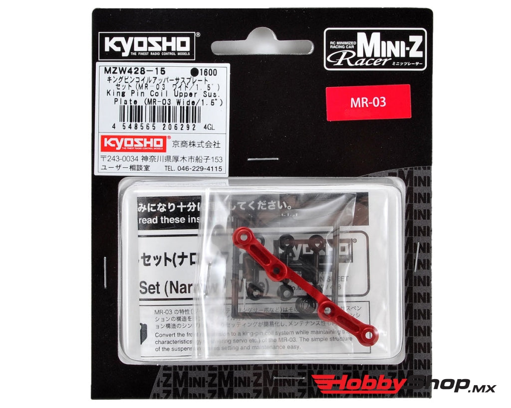 Kyosho - Mini-Z Mr03 Wide King Pin Coil Upper Sus. Plate 1.5 Degree En Existencia