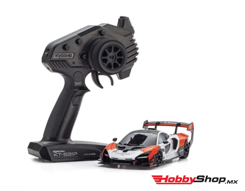 Kyosho - Mini-Z Rwd Readyset Mclaren Senna Gtr White / Red En Existencia