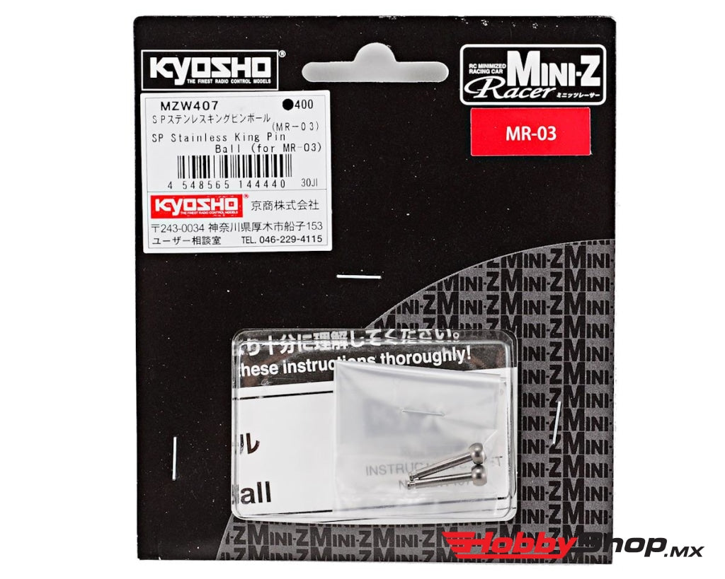Kyosho - Sp Stainless King Pin Ball (For Mr-03) En Existencia