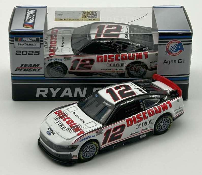 Lionel Racing - Ryan Blaney #12 Discount Tire 2025 Mustang, escala 1:64