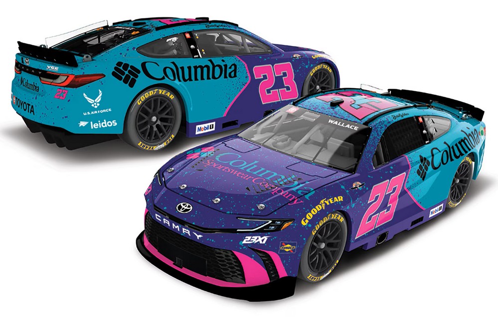 Lionel Racing - Bubba Wallace #23 Columbia 2025 Camry, escala 1:64