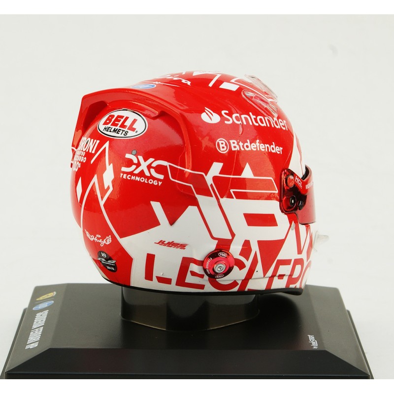 LookSmart - Casco Charles Leclerc Mónaco GP 2024, escala 1:5