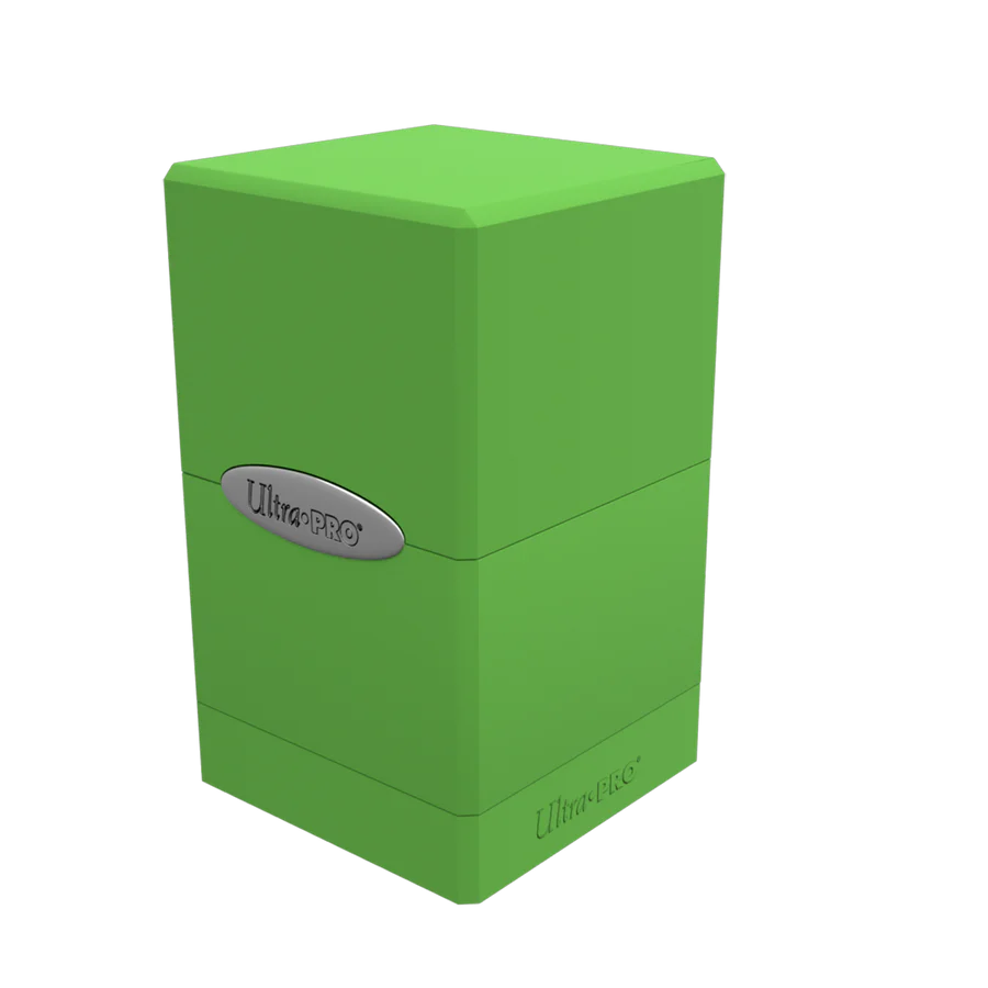 Ultra Pro: Classic SATIN Tower Deck box Lime Green