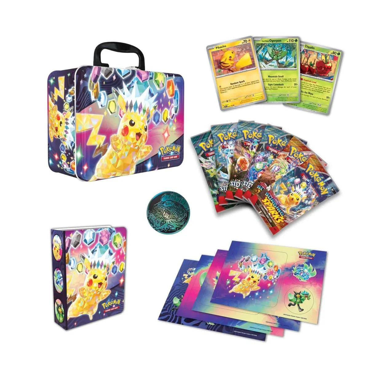 Pokemon TCG: Pikachu Teracristalizado Collector Chest En Español