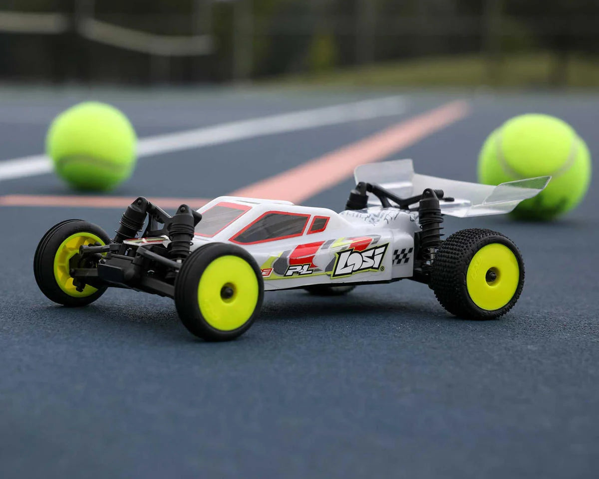 Team Losi - Micro-B 1/24 RTR 2WD Buggy (White) w/2.4GHz Radio, Battery & Charger