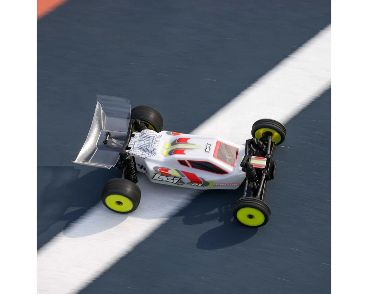 Team Losi - Micro-B 1/24 RTR 2WD Buggy (White) w/2.4GHz Radio, Battery & Charger