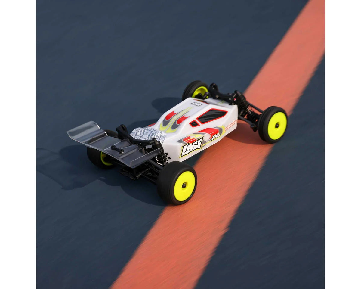 Team Losi - Micro-B 1/24 RTR 2WD Buggy (White) w/2.4GHz Radio, Battery & Charger