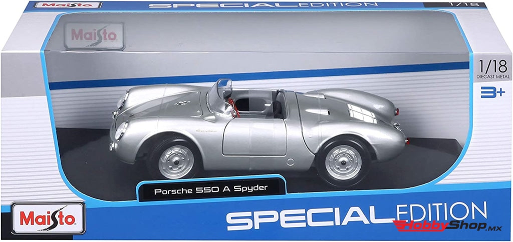 Maisto - Porsche 550 A Spyder Escala 1:18 En Existencia