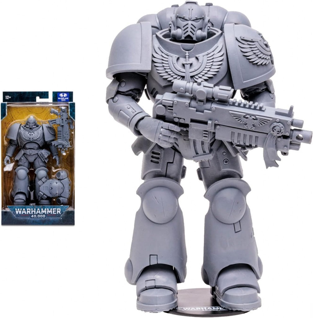 Mcfarlane Toys - Warhammer 40 000 Cifras Wv5 Dark Angel Intercessor (Ap Variant) En Existencia