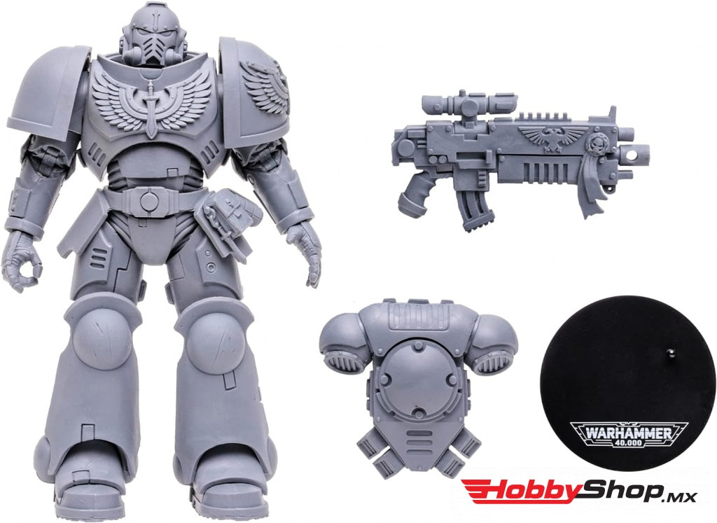 Mcfarlane Toys - Warhammer 40 000 Cifras Wv5 Dark Angel Intercessor (Ap Variant) En Existencia