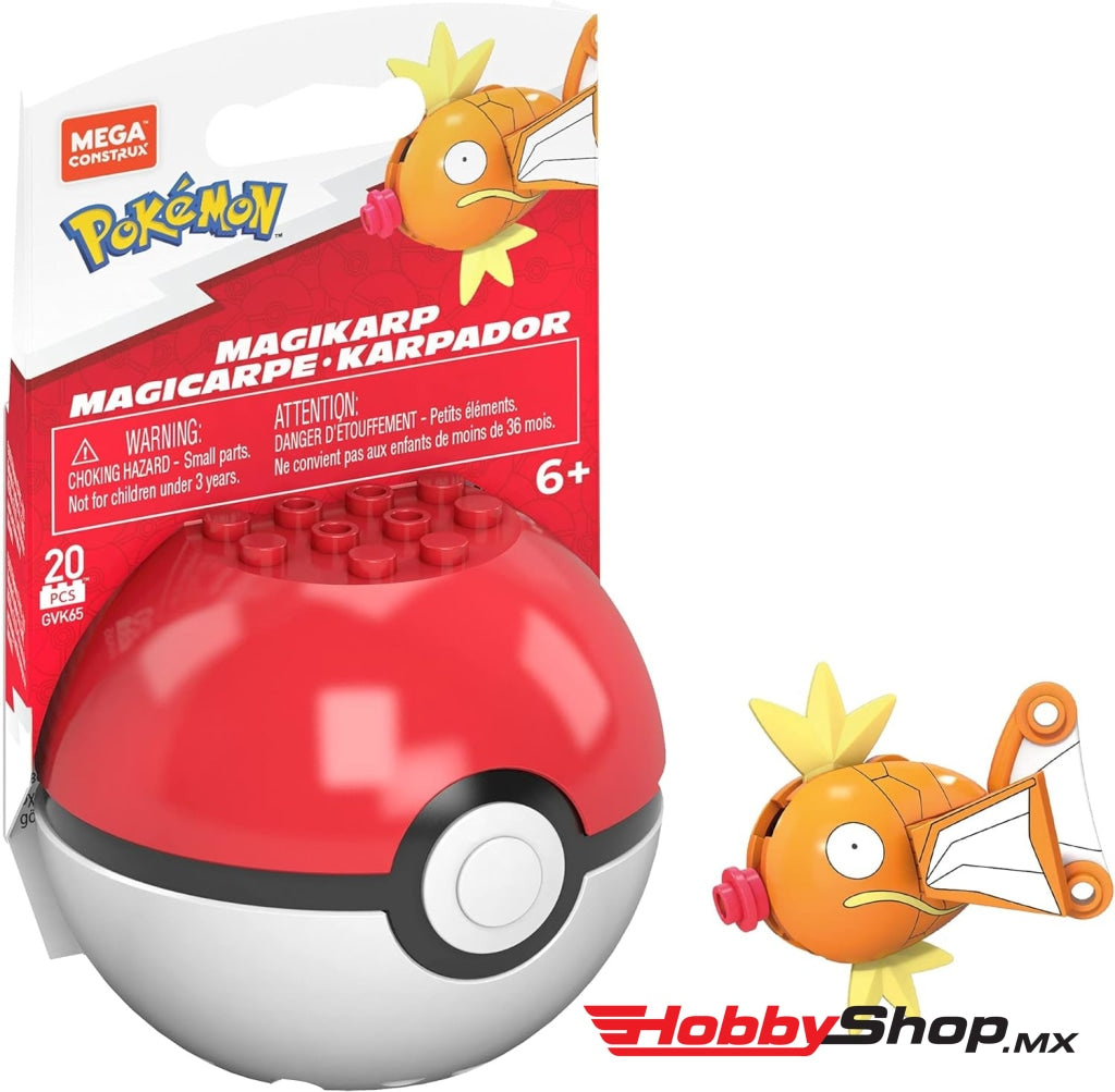 Mega Construx - Pokémon Pokébola Modelo Variable En Existencia