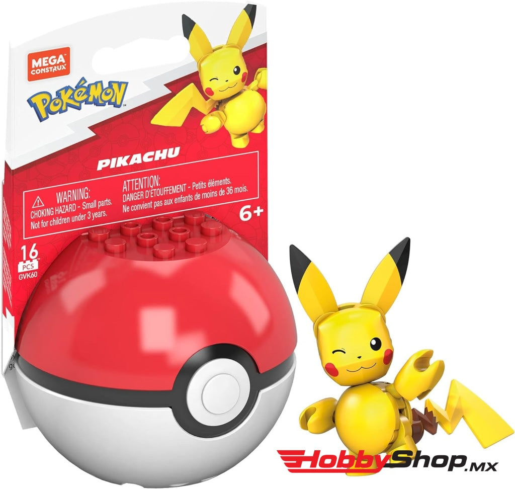 Mega Construx - Pokémon Pokébola Modelo Variable En Existencia