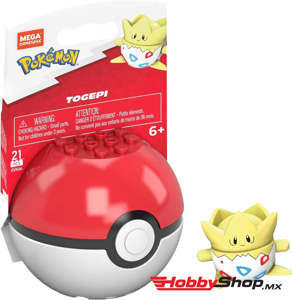 Mega Construx - Pokémon Pokébola Modelo Variable En Existencia