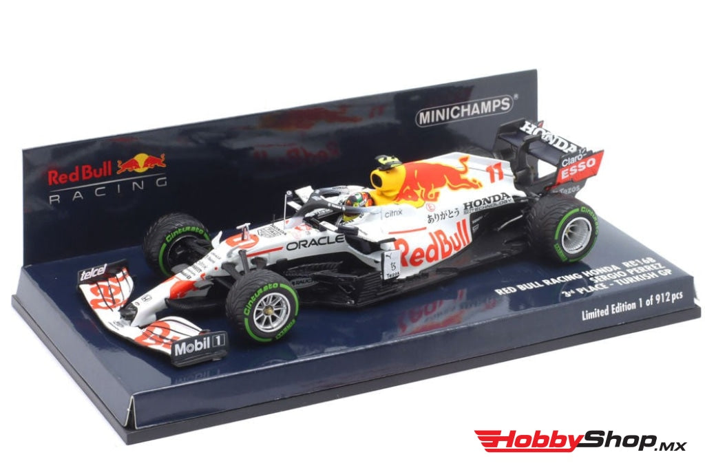 Minichamps - Red Bull F1 Rb16B Honda Ra620H Team Aston Martin #11 3Rd Turkish Gp 2021 Sergio Pérez