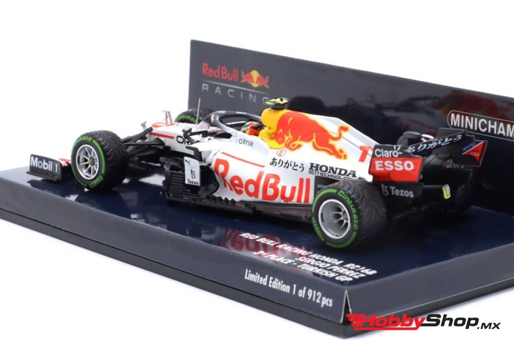 Minichamps - Red Bull F1 Rb16B Honda Ra620H Team Aston Martin #11 3Rd Turkish Gp 2021 Sergio Pérez