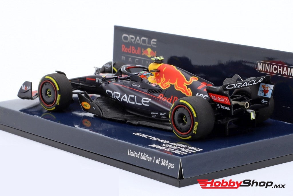 Minichamps - Red Bull F1 Rb18 Team Oracle Racing #11 4Th Miami Gp 2022 Sergio Pérez Escala 1:43 En