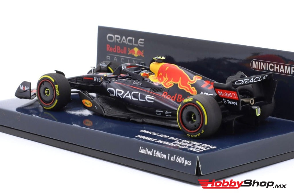 Minichamps - Red Bull F1 Rb18 Team Oracle Racing #11 Winner Monaco Gp 2022 Sergio Pérez Escala 1:43