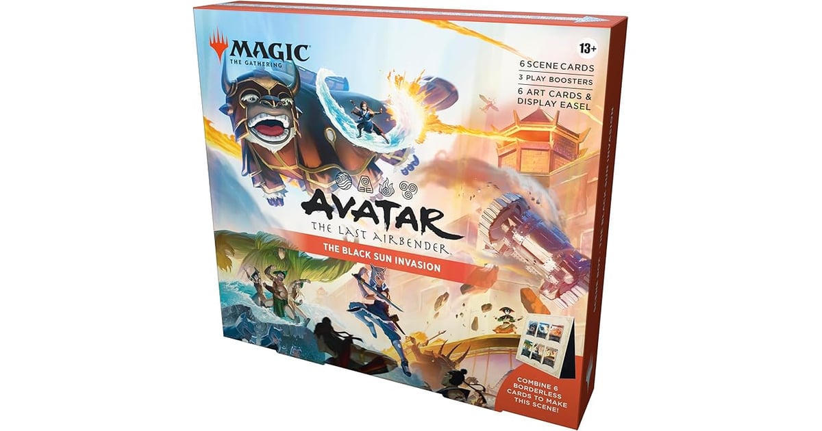 Magic MTG - Universes Beyond - Avatar the Last Airbender Scene Box The Black Sun Invasion (Ingles)