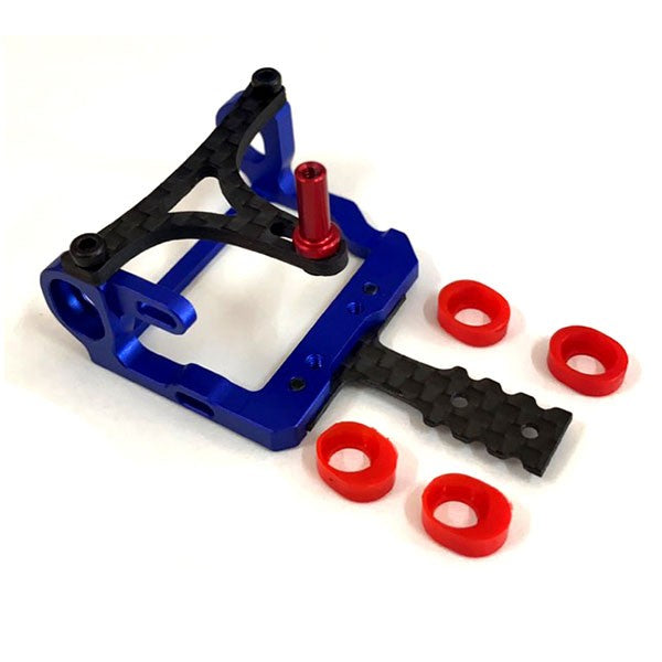 Nexx Racing - NX-011 Nexx Racing Mini-Z 2WD LCG 98- 102mm Alu 7075 Round Motor Mount (BLUE)