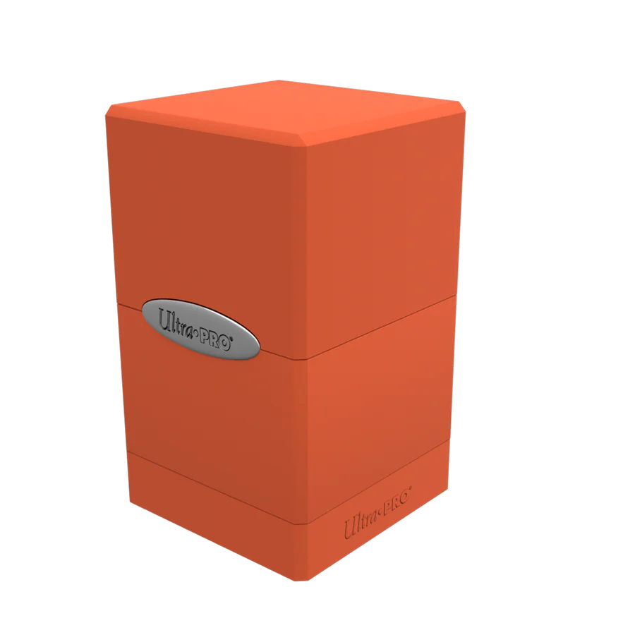 Ultra Pro: Classic SATIN Tower Deck box Pumpkin Orange