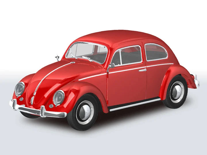 Aoshima Model Kits - 1/32 Snap Kit #20-RR Volkswagen Beetle (Ruby Red)