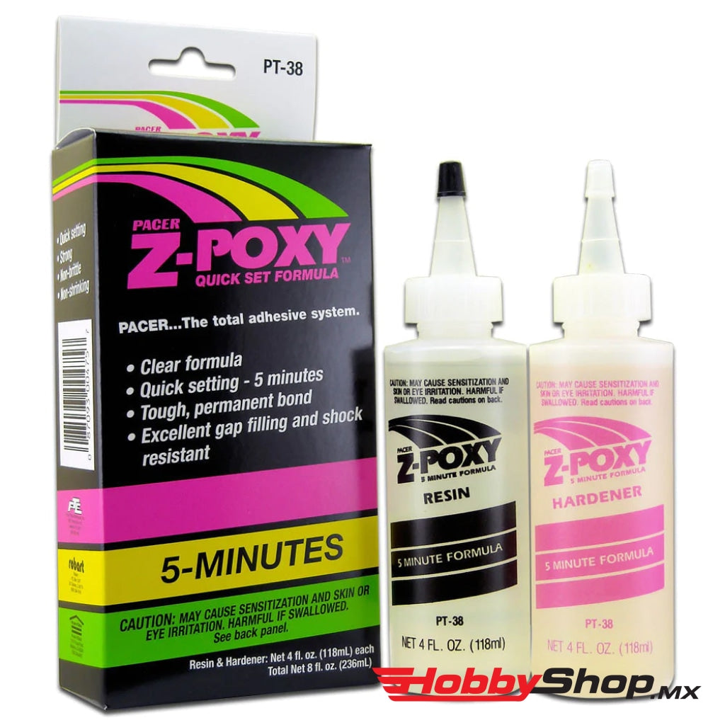 Pacer Technology - Z-Poxy Quick Set Formula 8Oz En Existencia