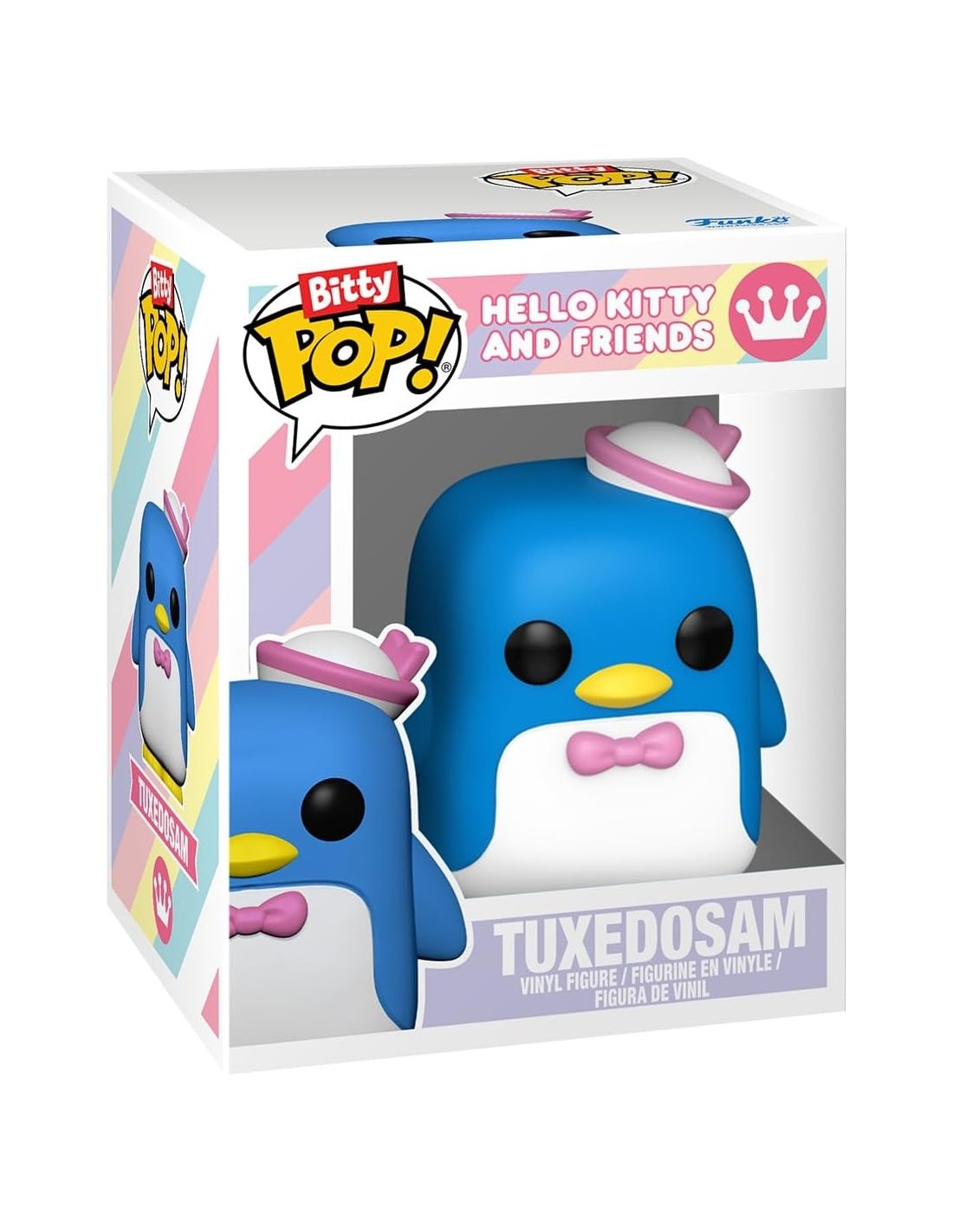 Funko Bitty Pop: Hello Kitty and Friends - My Melody, Pochacco (Unicorn Party), Badtz-Maru y Chase (figura aleatoria)