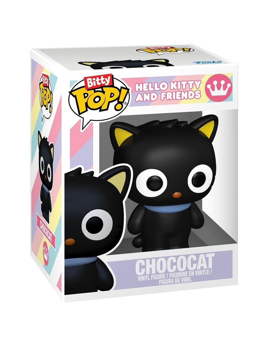 Funko Bitty Pop: Hello Kitty and Friends - Hello Kitty (Classic), Cinnamoroll, Pompompurin y Chase (figura aleatoria)