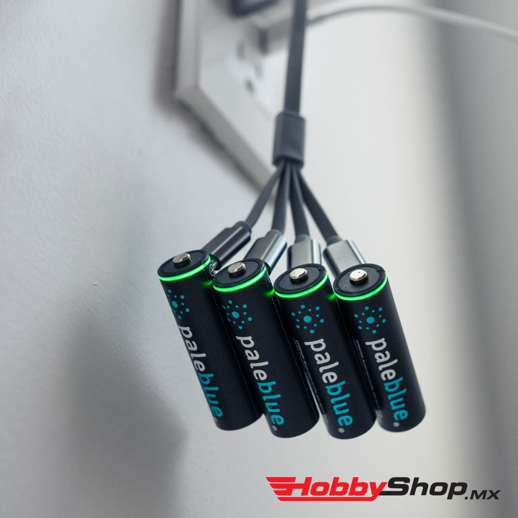 Pale Blue - Lithium Ion Rechargeable Aa Batteries 4Pk En Existencia