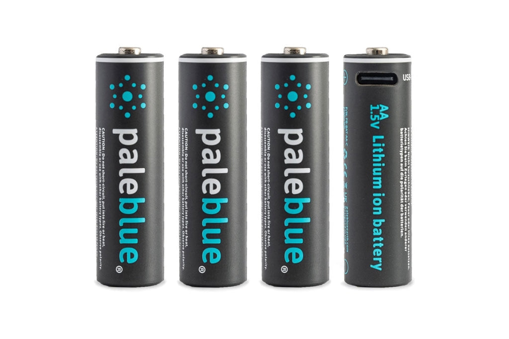 Pale Blue - Lithium Ion Rechargeable Aa Batteries 4Pk En Existencia