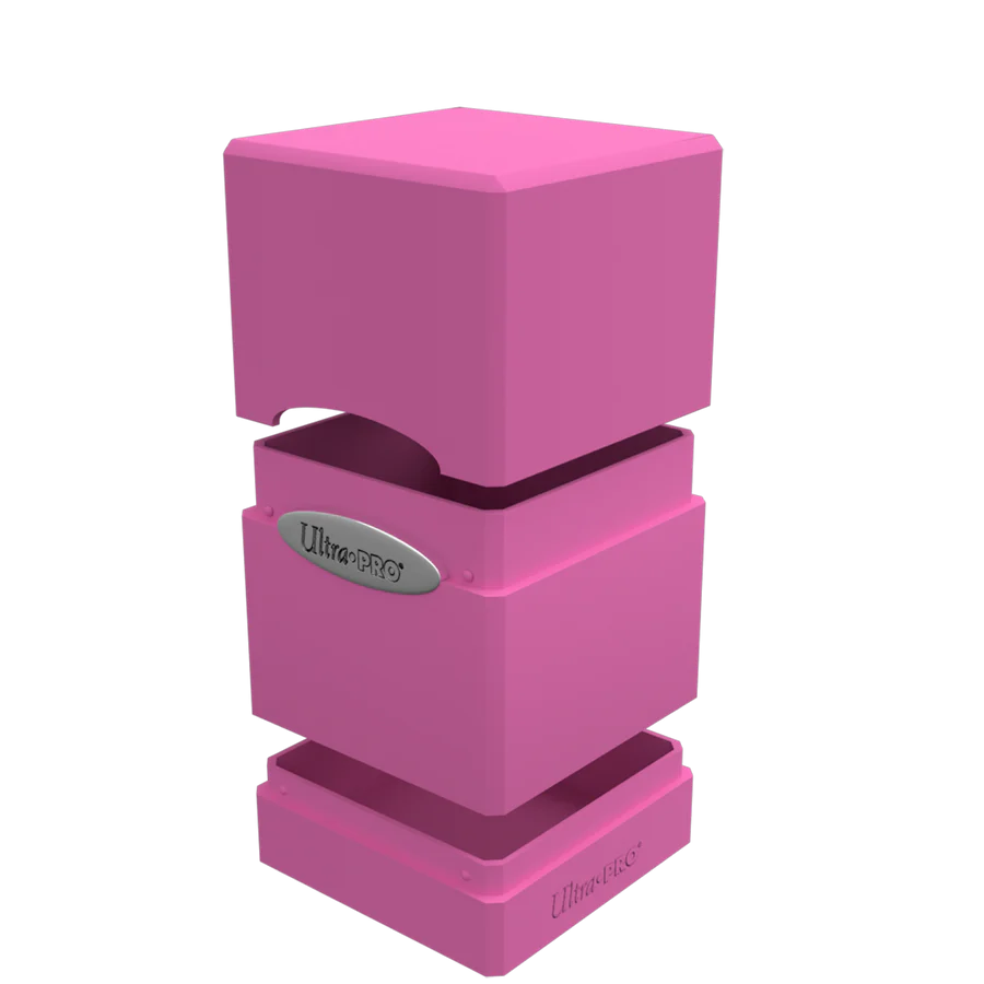 Ultra Pro: Classic SATIN Tower Deck box Hot Pink