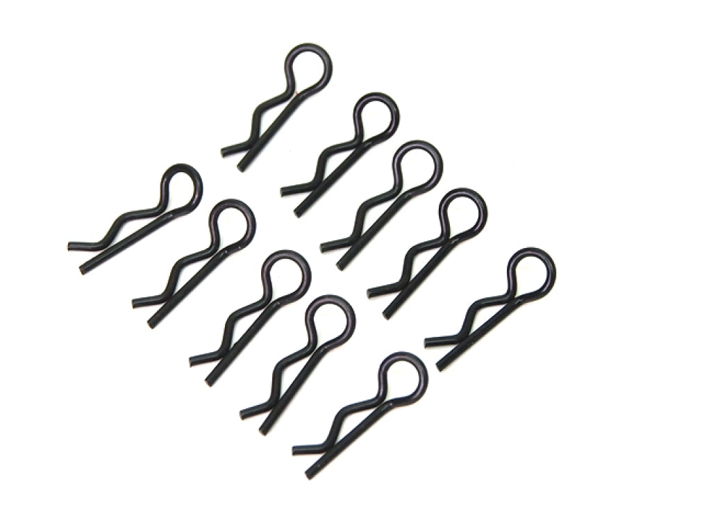 Pn Racing - Micro Ultra Body Clip 10Pcs (Black) En Existencia