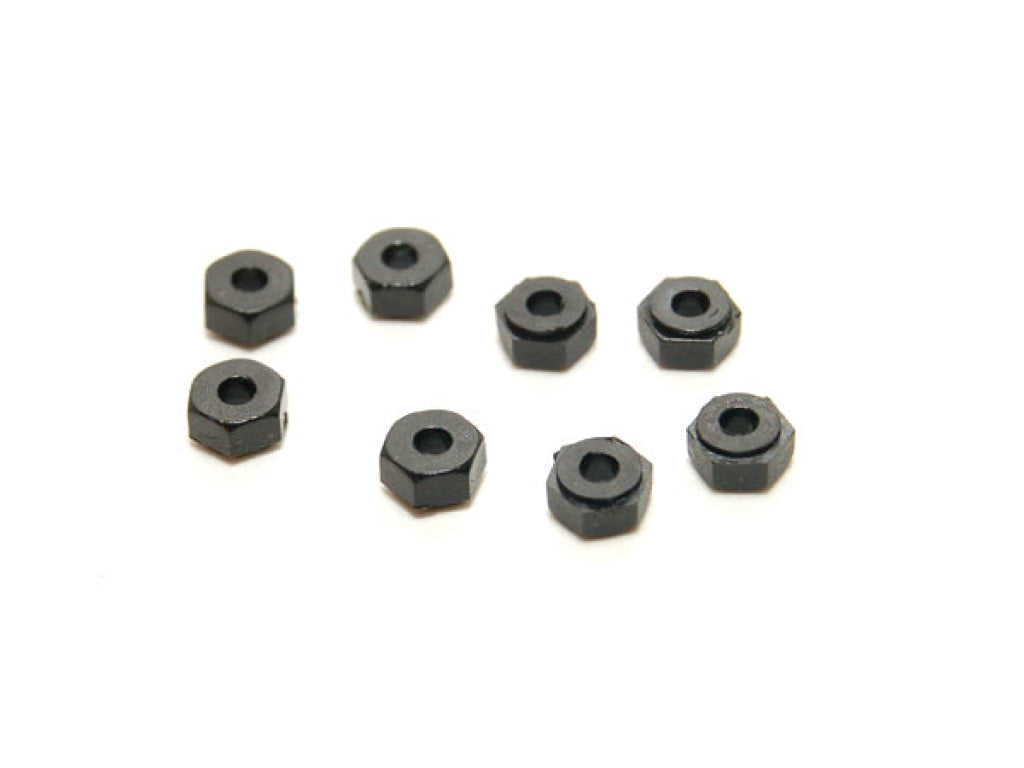 Pn Racing - Mini-Z 2Mm Nylon Wheel Nuts (8Pcs) En Existencia