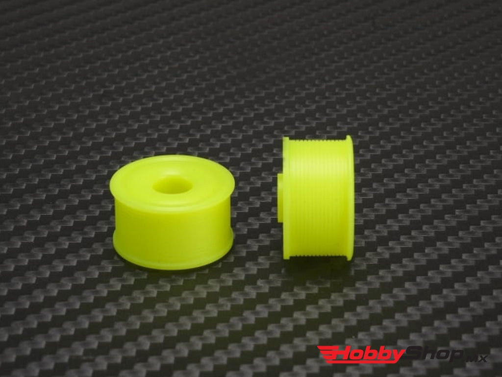 Pn Racing - Mini-Z 2Wd Machine Delrin Cut Yellow Formula 11X20Mm Flanged Wheel R1 En Existencia