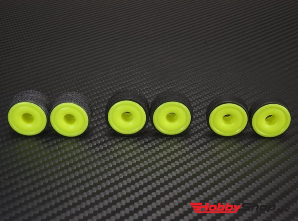 Pn Racing - Mini-Z 2Wd Machine Delrin Cut Yellow Formula 11X20Mm Flanged Wheel R3 En Existencia